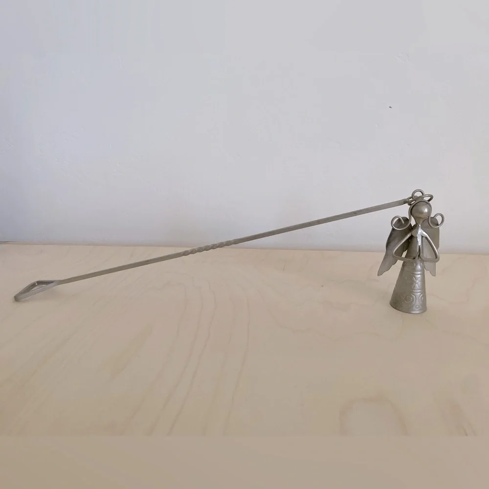 Pewter Angel Christmas Candle Snuffer